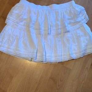 Loft clip tiered pull on skirt